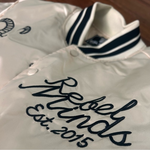 Rebel Minds G.O.A.T. varsity jacket with tags *Never Worn* - Picture 2 of 5